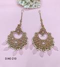 Polki Mehndi Earring Sku- 210 A1 - rchiecreation