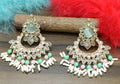 Polki Mehndi Earring Sku-757 A2 - rchiecreation