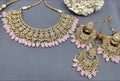 Polki Necklace Mehndi Set Sku 5027 B2 - rchiecreation