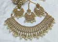 Polki Necklace Mehndi Set Sku-5570. B2 - rchiecreation