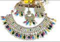 Polki Necklace Mehndi Set Sku-5570. B2 - rchiecreation