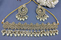 Polki Necklace Mehndi Set Sku-5754 B2 - rchiecreation