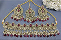 Polki Necklace Mehndi Set Sku-5754 B2 - rchiecreation