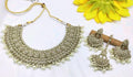 Polki Necklace Mehndi Set Sku-5916 B4 - rchiecreation