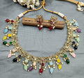 Polki Necklace Mehndi Set Sku-5921 B1 - rchiecreation
