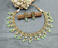 Polki Necklace Mehndi Set Sku-5921 B1 - rchiecreation