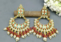 Tiyani Kundan Earring Sku-219 D2 - rchiecreation