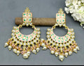 Tiyani Kundan Earring Sku-219 D2 - rchiecreation