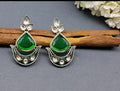 Tiyani Kundan Earring Sku-739 D2 - rchiecreation